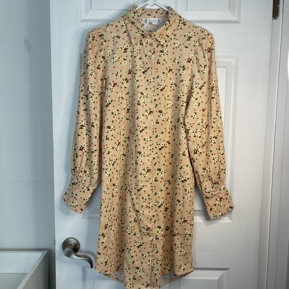 Vila (ASOS) shirt dress in floral print